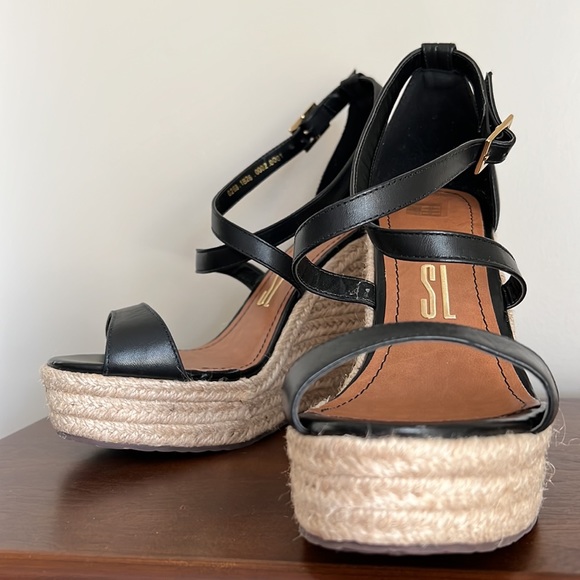 SANTA LOLLA New Espadrille Sandals Heels Size 8 - Picture 10 of 13
